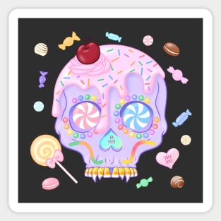 Candy Skull (2) Sticker